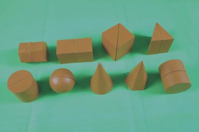 Magnetic Mensuration  Geometrical shape (In wooden sets)